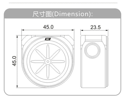 IceManCooler G1/4“  Water Cooling  Velocity Of Flow ,Computer Water Cooler Build Accessory, Black ,White ICE-R3