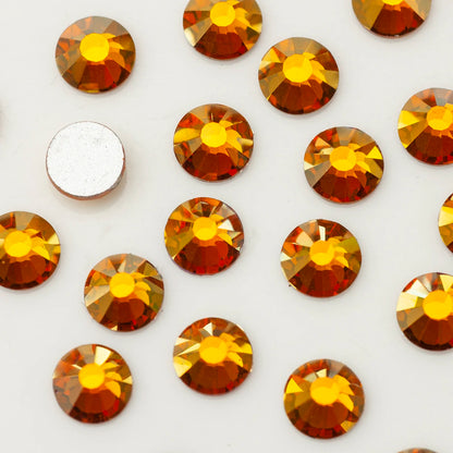 YANRUO 2058NoHF All Color SS16-SS30 Non Hot Fix Sewing Rhinestones Glass Crystal 3D Nail Art Rhinestones For Dress Clothes