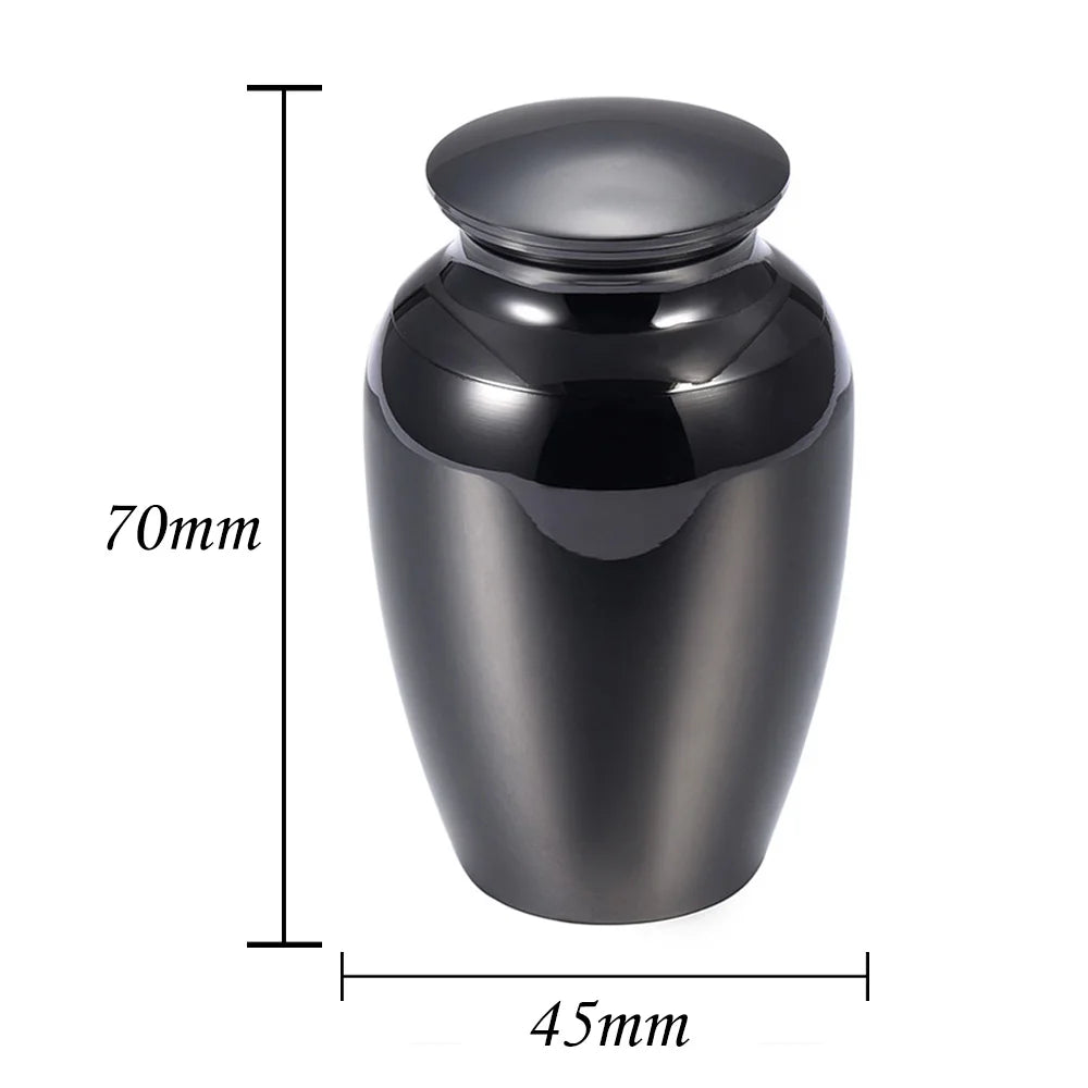 Christmas Gift Human 45x70mm Lovely Custom Jewelry Pet Souvenirs Aluminum Alloy Funeral Urn for Ashes- Rabbit and Moon