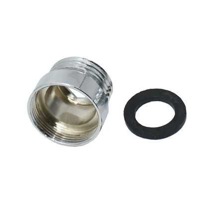 Silver 1/2 to M22 M24 Threaded Connector Brass Water tap Connector for Faucet Adaptor Fitting plating silver white 1pcs