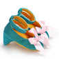 2022 New Infant Newborn Baby Girl High Heels Shoes Princess Bow First Birthday Party Shoes Photo Props Shoes 0-12M