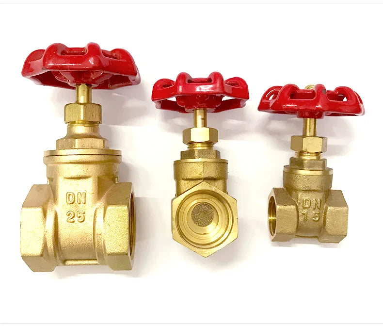 1/2" 3/4" 1" 1-1/4" 1-1/2" 2" inch Brass Gate Valves Water Valve Switch Valve Female Thread Gate Valve