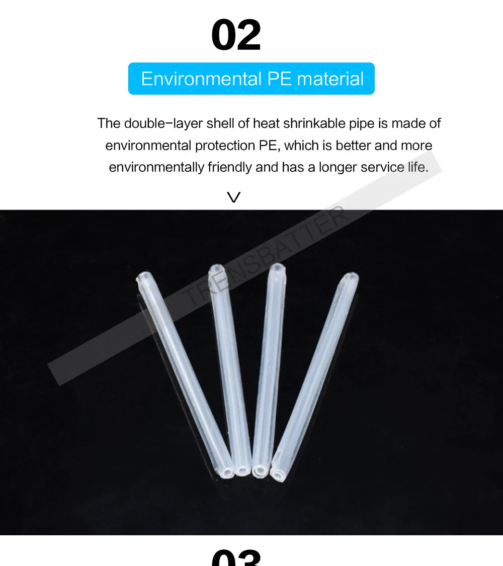 500/1000pcs 40mm 45m 60mm Fiber Optic Fusion Protection Splice Sleeves Heat Shrink Tube Fiber Optic Hot Melt Tube optic smouve