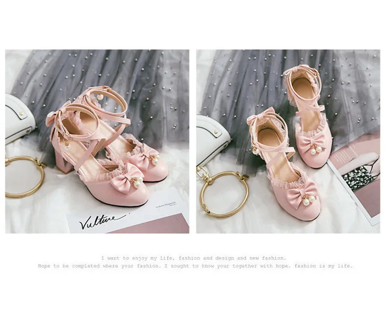 7-15 Years Old Girls High Heels Shoes Pink White Princess Girls Dress Shoes Summer Girls Party Shoes  X#12/10D50