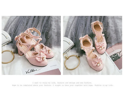 7-15 Years Old Girls High Heels Shoes Pink White Princess Girls Dress Shoes Summer Girls Party Shoes  X#12/10D50
