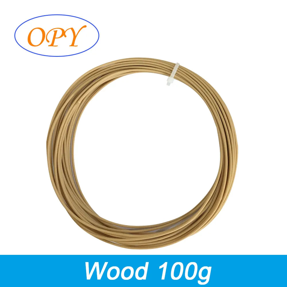 Pla Wood Filament 3D Printer Wooden Plastic 1.75Mm 1Kg Nature Materials 10M 100G Sample