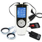 Electro Shock E-Stim Estim Kit Conductive Bands Penis Ring Extender Enlarger,Male Masturbator Cock Ring,BDSM Toys