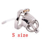 304 Stainless Steel Male Chastity Device Penis Cage Cock Ring with Urethral Sounds Catheter Tube Metal Chastity Belt Lock for Me
