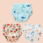 Baby Reusable Potty Training Pants Toddler Cotton Ecological Cloth Diaper Panties Waterproof Washable Nappies Boy Girl Underwear