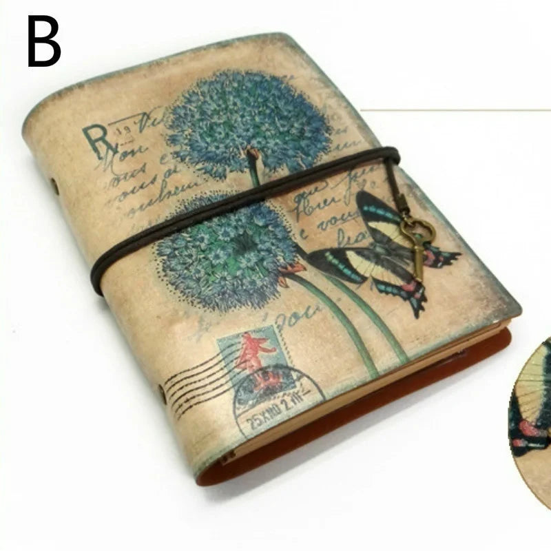 New Vintage Stationery PU Leather Notebook Creative Kraft Paper Planner Sketchbook Agenda Diary Notebooks School Writing Supply