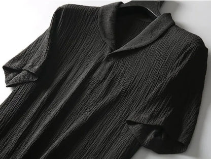 (Shirt+Trousers) 2026 Summer New Arrival Men Fashion Classic Shirt Men Business Casual Shirts Men a Set of Clothes Size M-4XL