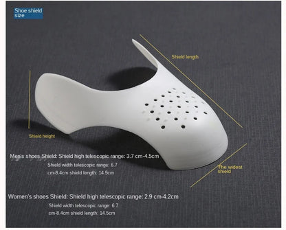 Crease Protector Shoe Anti Crease Bending Crack Toe Cap Support Shoe Stretcher Lightweight Keeping Shield Sneakers winter care
