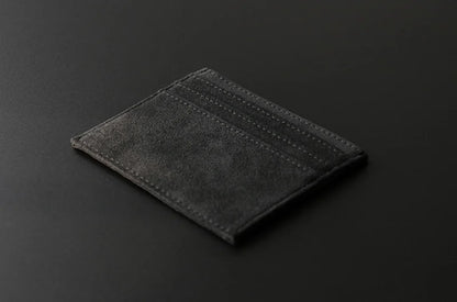YMW ALCANTARA Card Holder Women & Man Turn fur Luxury Artificial Leather Slim Card Mini Wallet Small Thin Card Package