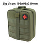 TACTIFANS First Aid Pouch Patch Bag Molle Hook and Loop Amphibious Tactical Medical kit EMT Emergency EDC Rip-Away Survival IFAK