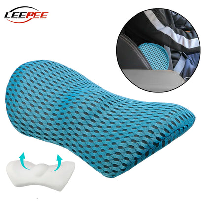 Car Seat Pillows Lumbar Support Waist Low Back Protection Cushion Mat Interior Off Road 4x4 RV Automobile Accessories Universal