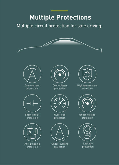 Baseus FM Transmitter Modulator Car Wireless Bluetooth 5.0 USB Fast Charger Auto Aux Radio Mp3 Player Music Hands Free Car Kit
