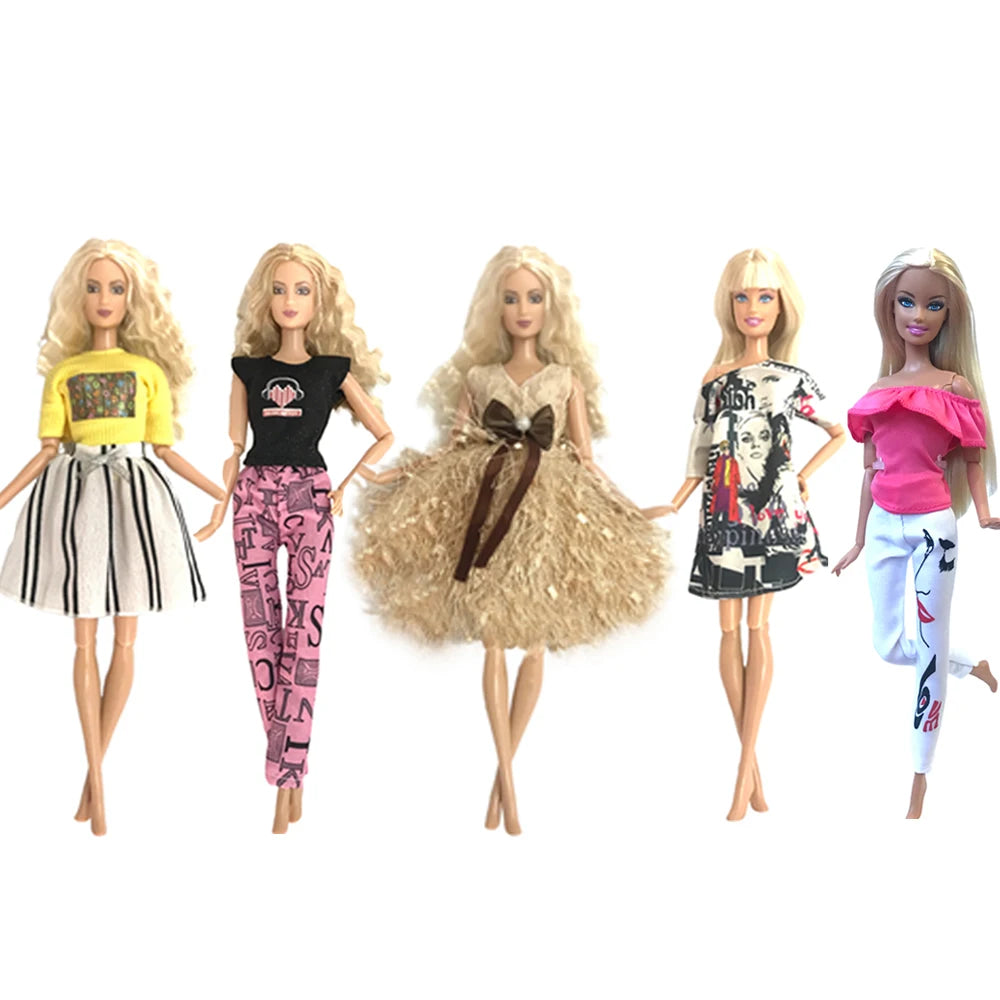 NK 1/6 Doll Princess Dress For 11.5 Inch Doll Clothes For 29CM Dolls Accessories Fashion Outfits Wear Casual Dress Gift Toy JJ