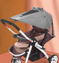 Baby Stroller Rag Shade Blocks UV UVB Sun Rays Cover Car Awning Mosquito Insect Net Mesh RainTent Stroller Protection Accessory