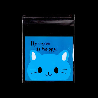 50/100 pcs 10x13cm Opp Self-Stick Transparent Packing Bear Owl Cookie Candy Wedding Birthday Christmas Party Gift Bag Wholesale
