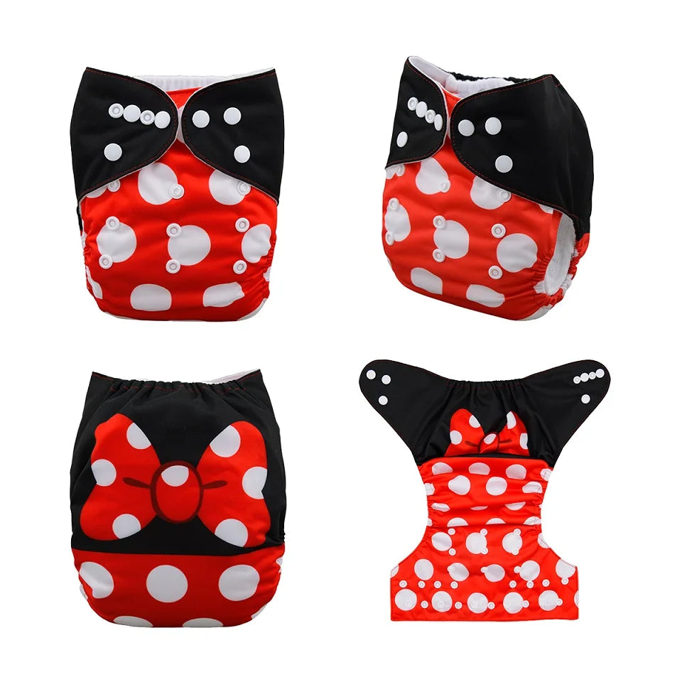 U Pick ALVABABY Digital Position Cloth Diapers Baby Reusable Modern Cloth Nappy for Baby with 1pc Microfiber Insert