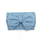 Solid Baby Headband Adjustable Big Bowknot Hair Band Oversize Turban Newborn Headwear For Baby Girls Fashion Hair Accessories