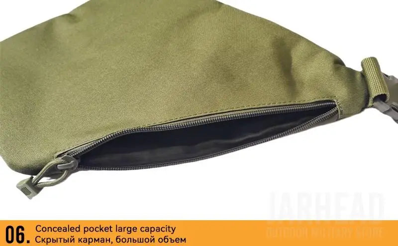 Multifunctional Concealed Tactical Storage Gun Bag Holster Men's Left Right Nylon Shoulder Bag Anti-theft Bag Chest Bag Hunting