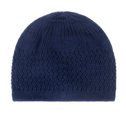 Casual Knitted Muslim Men Prayer Hats Winter Warm Male Beanies Cap Islamic Ramadan Jewish Kippah Homme Hat Men's Wrap Head Cap