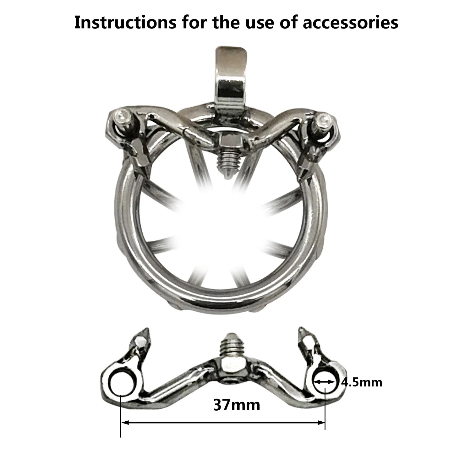 Ergonomic Stainless Steel Stealth Lock Male Chastity Device,Cock Cage,Penis Lock,Cock Ring,Chastity Belt,S056
