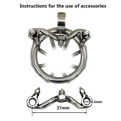 Ergonomic Stainless Steel Stealth Lock Male Chastity Device,Cock Cage,Penis Lock,Cock Ring,Chastity Belt,S056