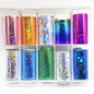 1 Box New Metal Nail Foils for Matt Transfer Paper Neon Stickers Champagne Nails Wraps Silver DIY Chameleon Nail Art Decorations
