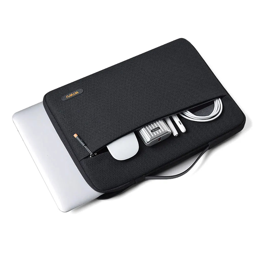 WIWU Waterproof Laptop Sleeve for MacBook Pro 14 2025 Laptop Bag Case for MacBook Air 13 15.3 2025 Fashion Notebook Bag 14 15.6