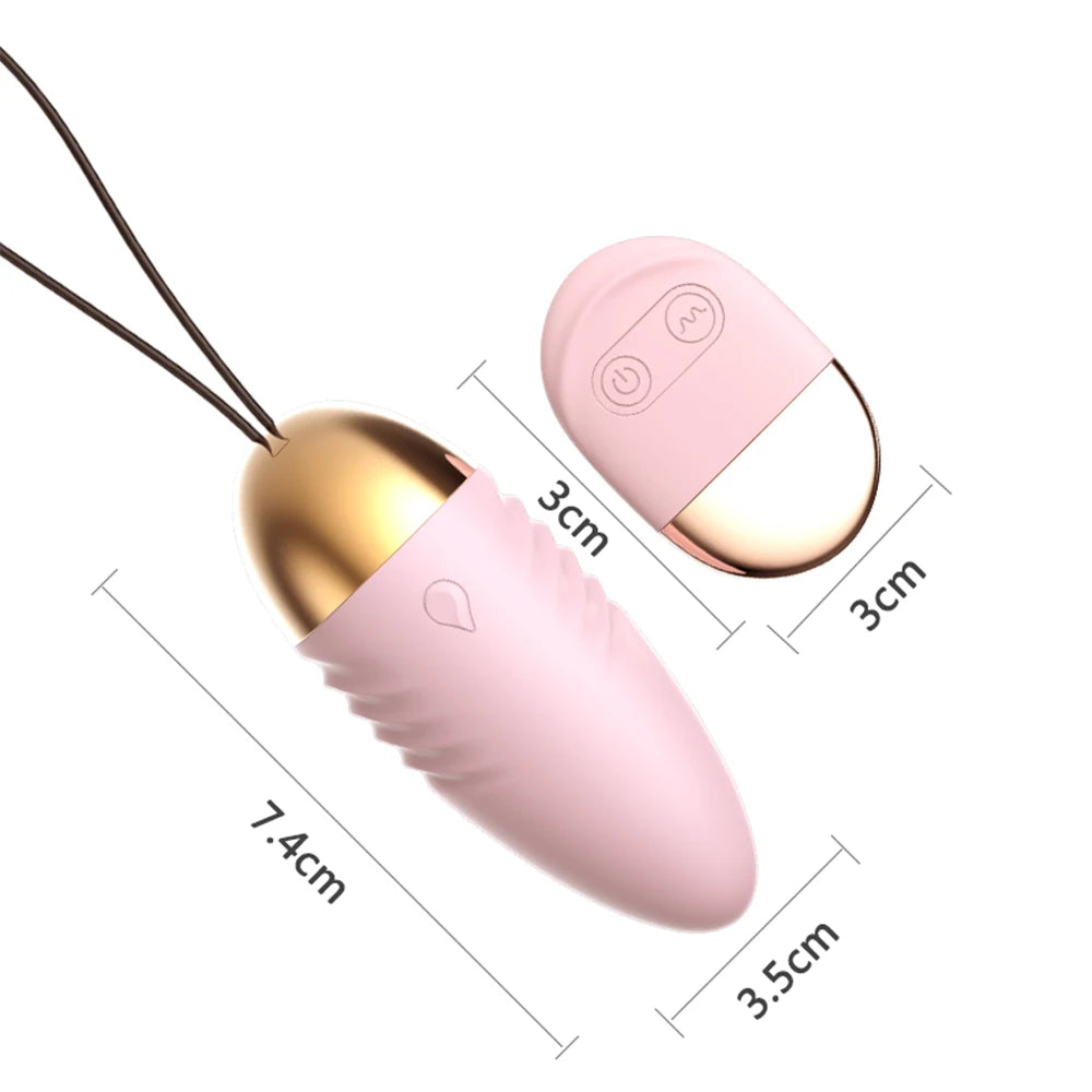 Silicone Vibrating Egg Wireless Remote Control Bullet Vibrators Vaginal Masturbation G Spot Stimulating Massager Women Sex Toys