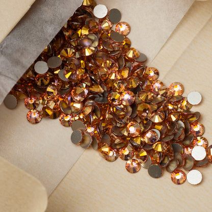 YANRUO 2058NoHF All Color SS16-SS30 Non Hot Fix Sewing Rhinestones Glass Crystal 3D Nail Art Rhinestones For Dress Clothes