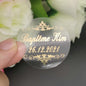 5CM Custom Name Wedding Sticker Personalized Design Your Label Candy Gift Box Birthday Party Seal Sticker Self-adhesive 50PCS