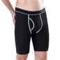 BONITOS Men Boxers Long Leg Man Underwear Soft Men Underpants Natural Cotton Sexy Boxer Shorts Top Brand Long Men's Panties