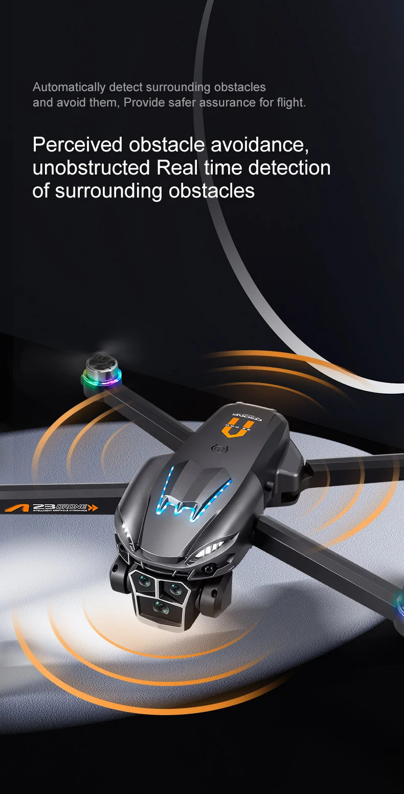A23 Drone 4k Dual Camera 5G GPS Mini Helicopter Quadcopter Toy Obstacle Avoidance Foldable RC Drone Headless Mode Mini Drones