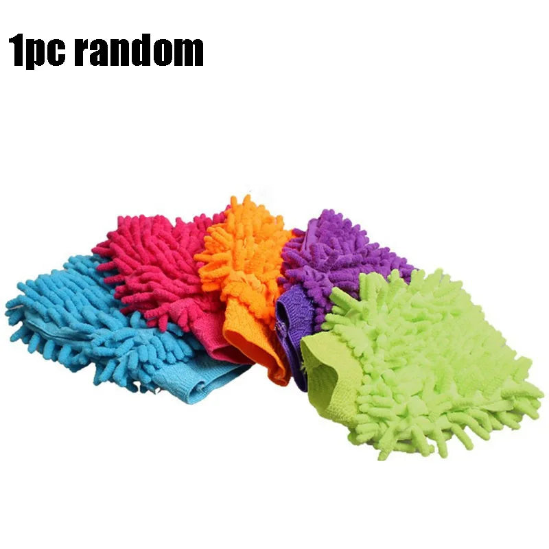 Car Wash Towels Microfiber chenille Car Cleaning Towel mitt glove Soft Drying Cloth Hemming Wash Towel Water Suction Clearner