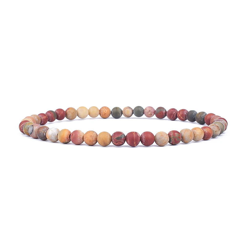 4mm 6mm Mini Energy Charm Bracelet Natural Stone Beads Yoga Healing Bracelet Jewelry for Women Men Best Friend Gift Dropshipping