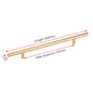 Black Gold Cupboard Handle Brushed Stainless Steel Kitchen Cabinet Door Knob Furniture Drawer Pull  Hardware Pulls  Bar Handle
