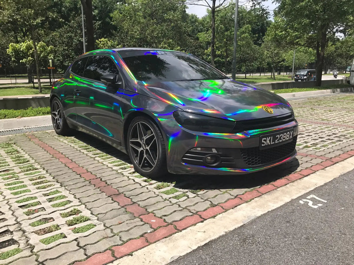 Carbon Fiber Vinyl Wrap Film Car Stickers Glossy Matte Chrome Wrapping Foil Car Decal Styling Scooter Motorcycle