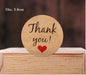 GANSSIA 100pcs/lot "Fait Main avec Amour" Thank you Round Seal Sticker Paper Adhesive Stickers for Bakery& Gift Packing(ss-1143)