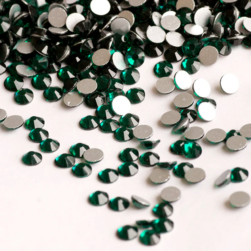 YANRUO 2058NoHF All Color SS16-SS30 Non Hot Fix Sewing Rhinestones Glass Crystal 3D Nail Art Rhinestones For Dress Clothes