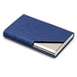 Luxury Wallet PU Leather Business ID Credit Card Holder For Women Men Fashion Brand Metal Aluminum Card Case