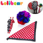 Polka Dot Silk & Umbrella Sets Magic Tricks Stage Street Magia Scarve Appear Umbrella Flower Ball Magie Mentalism Gimmick Props