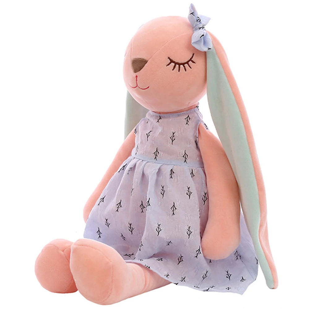 35CM/14inch Cute Bunny  by Soothing Rabbit Doll Sleeping Doll, Stuffed Animals Kids Plushie Doll Toy