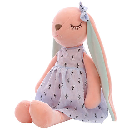 35CM/14inch Cute Bunny  by Soothing Rabbit Doll Sleeping Doll, Stuffed Animals Kids Plushie Doll Toy