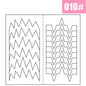 2pcs French Manicure Nail Wraps Stickers, Nail Art Form Fringe Tip Guides for DIY Nail Decoration