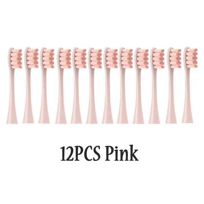 12PCS Replacement Brush Heads for Oclean X/ X PRO/ Z1/ F1/ One/ Air 2 /SE Sonic Electric Toothbrush DuPont Soft Bristle Nozzles
