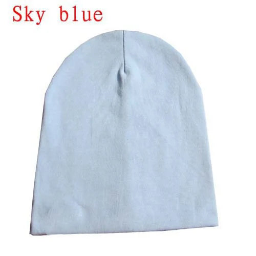 6M-3Y Baby Knitted Hat Scarf Set Solid Color Cotton Hip Hop Beanie Warm Toddler Cap for Boys Girls Spring Autumn Winter