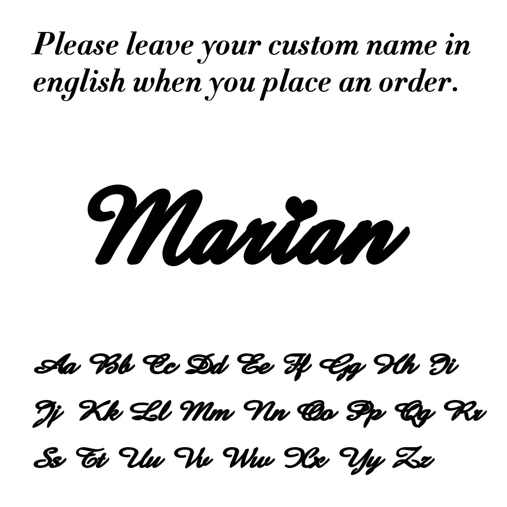 Custom Name Necklace for Women Men Stainless Steel Customized Personalized Arabic Name Choker Chain Jewelry Valentine's Day Gift